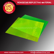 Security prismatic coloured reflective sheet